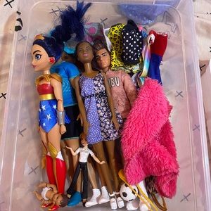 Set of Barbies